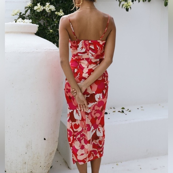 Runaway Tammy Dress Fuschia Floral Small Size 4 NWOT - Picture 3 of 13